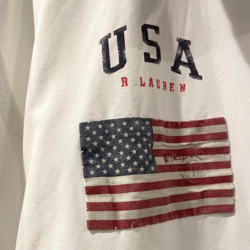 POLO by Ralph Lauren スウィングトップ 星条旗 ビッグポニー ホワイト