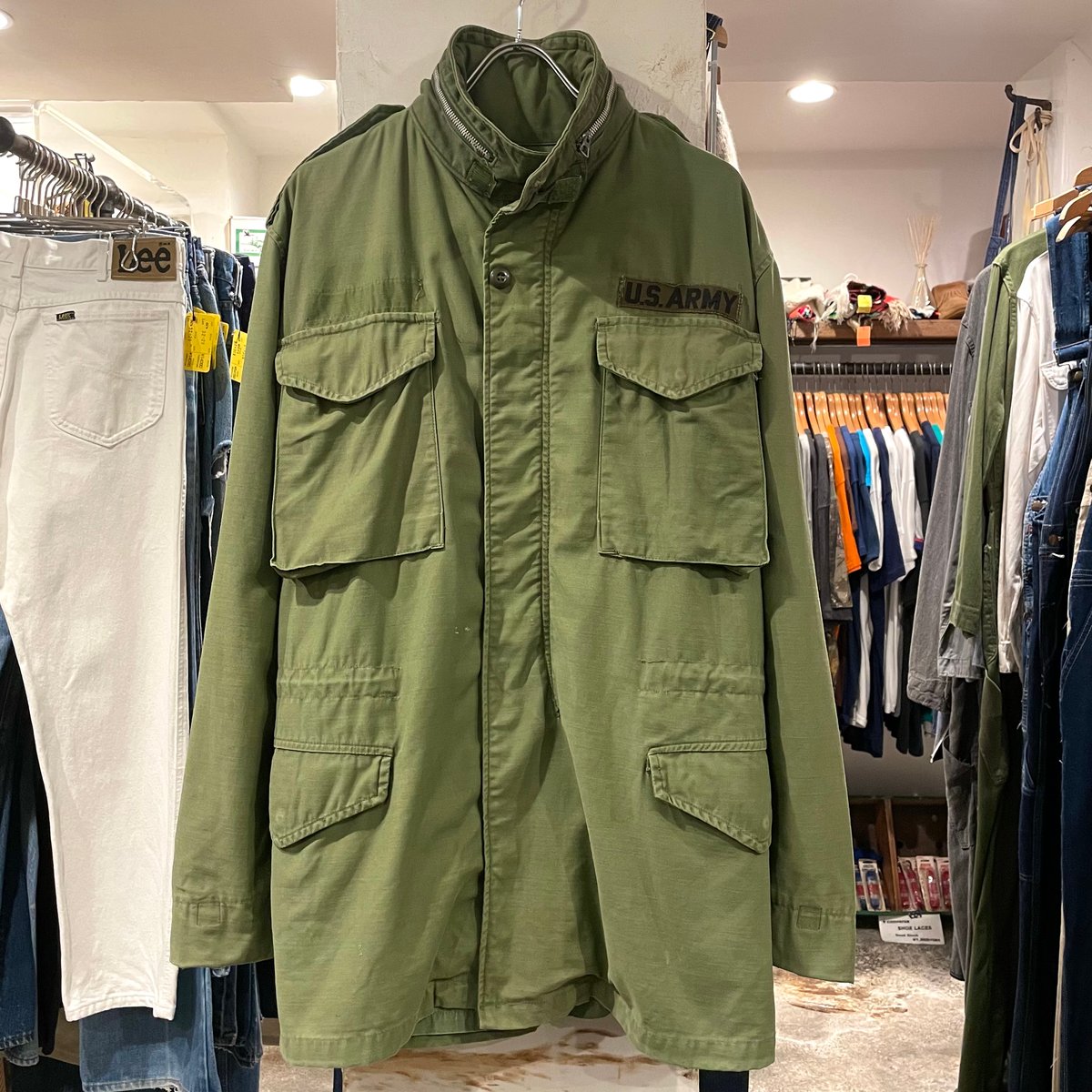 60s US ARMY M-65 Field Jacket 2nd type アルミジップ S...