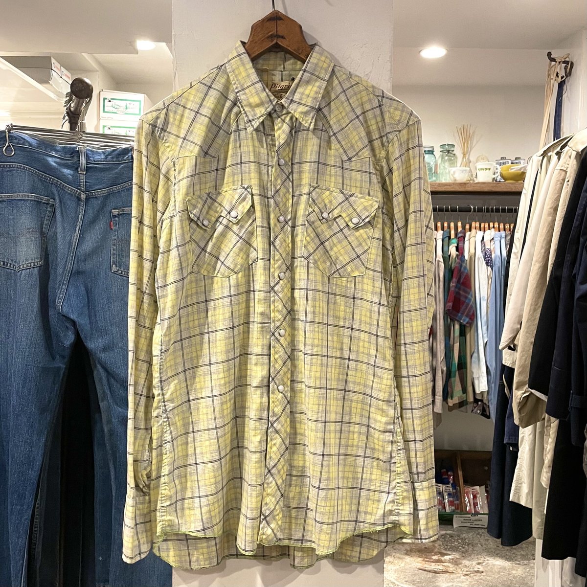 美品 50s 60s PILGRIM ピンタック ホワイト シャツ ビンテージ 美品 50s 60s PILGRIM ピンタック ホワイト シャツ ビンテージ