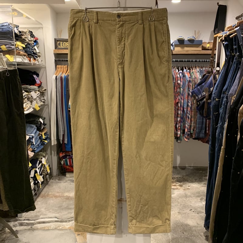 POLO by Ralph Lauren コーデュロイパンツ ラルフローレン タック入り