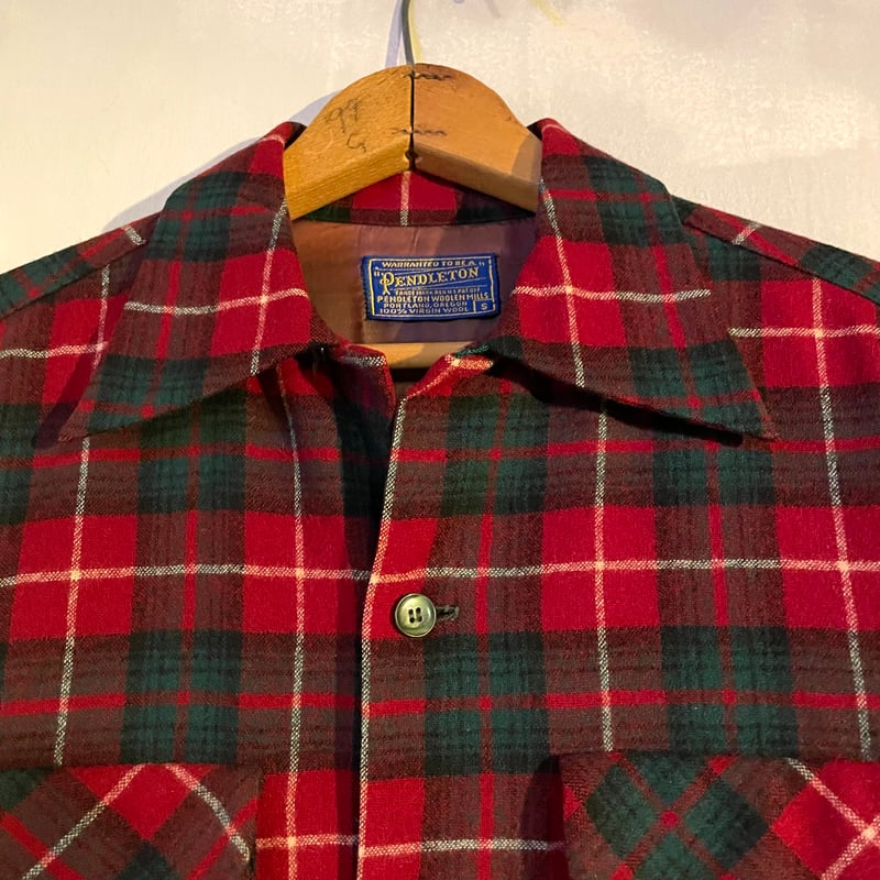 50s~ PENDLETON Vintage Wool Shirt USA製 ウールシャツ ボ 50s~ PENDLETON Vintage Wool Shirt USA製 ウールシャツ ボ