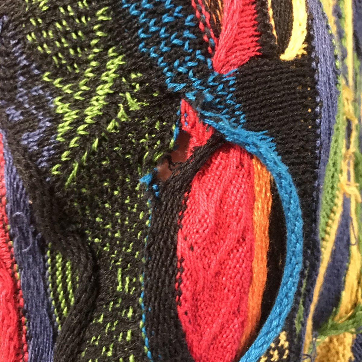 COOGI 3Dニット Vネックセーター マルチカラー クージー | DUFF COOGI 3Dニット Vネックセーター マルチカラー クージー | DUFF