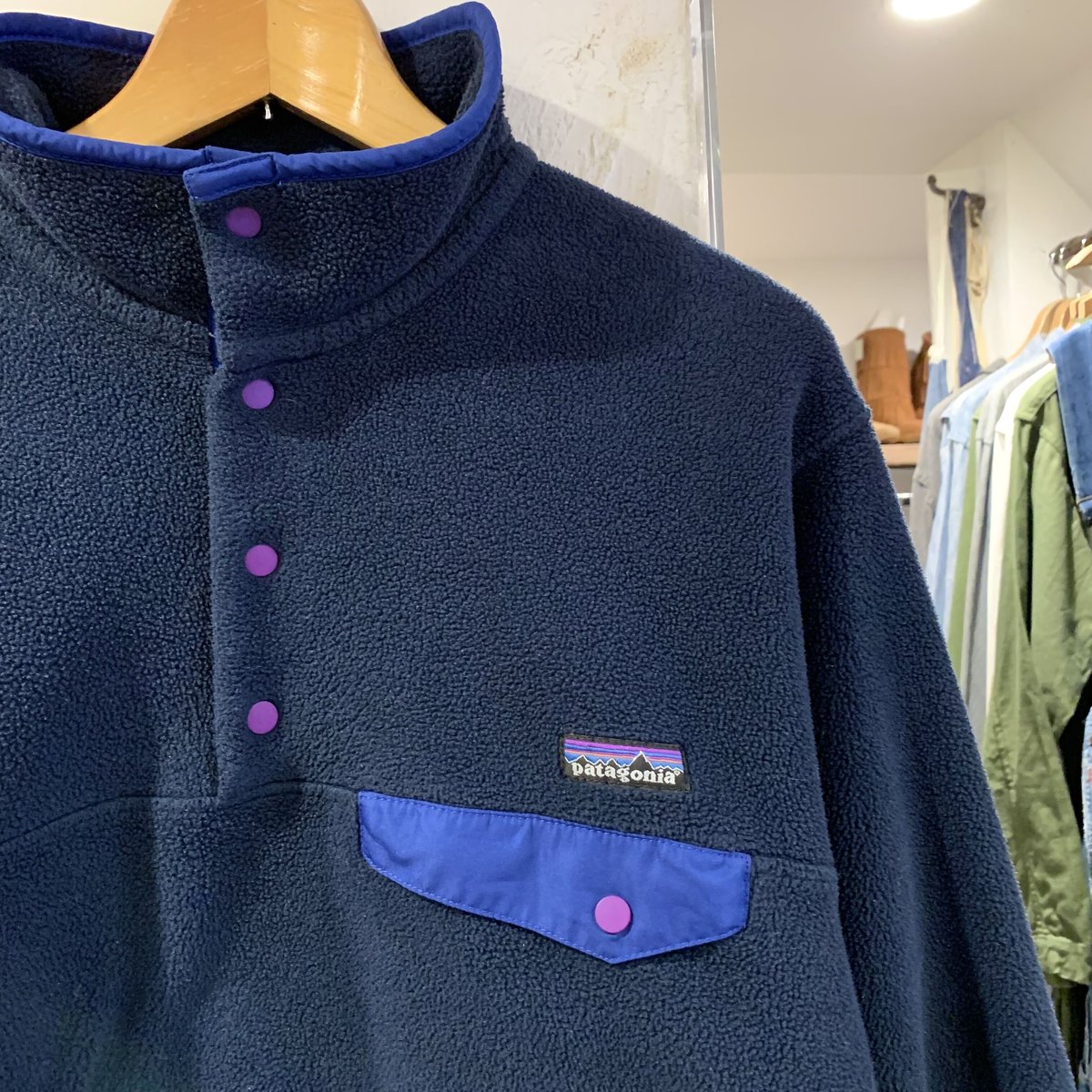 patagonia シンチラスナップT パタゴニア スナップT ネイビー patagonia シンチラスナップT パタゴニア スナップT ネイビー