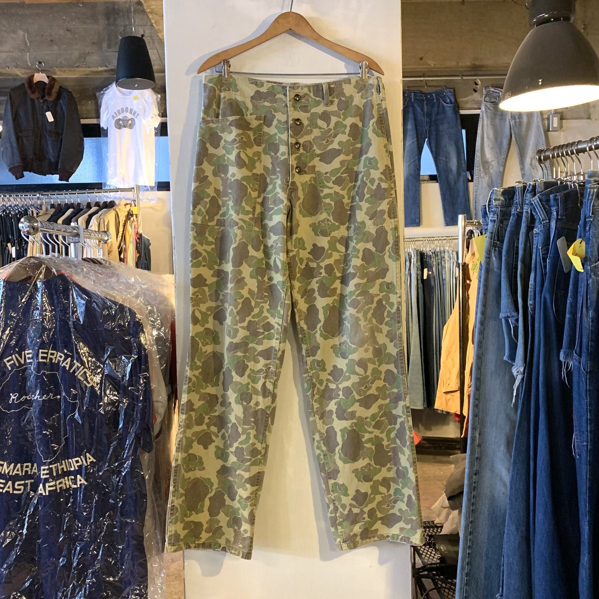 40s USMC P-42 HBT Pants 1stモデル ダックハンターカモ 40s USMC P-42 HBT Pants 1stモデル ダックハンターカモ