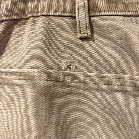 carhartt　ダック地　ペインターパンツ　USA製　カーハート　ブラウン　雰囲気系　34×33　(S4501)