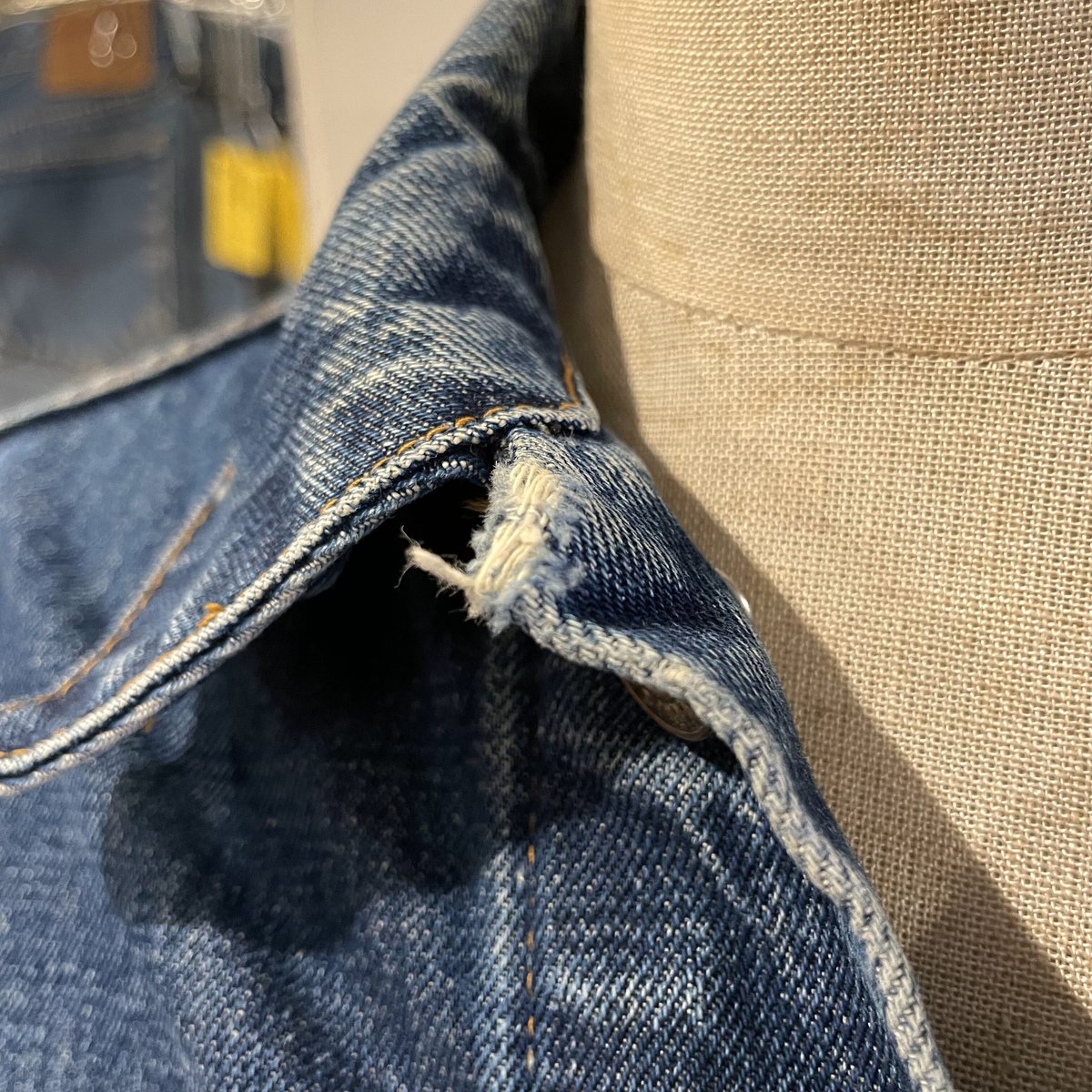 70s Levi's 70505 デニムジャケット ケアタグ スモールe 4th 70s Levi's 70505 デニムジャケット ケアタグ スモールe 4th