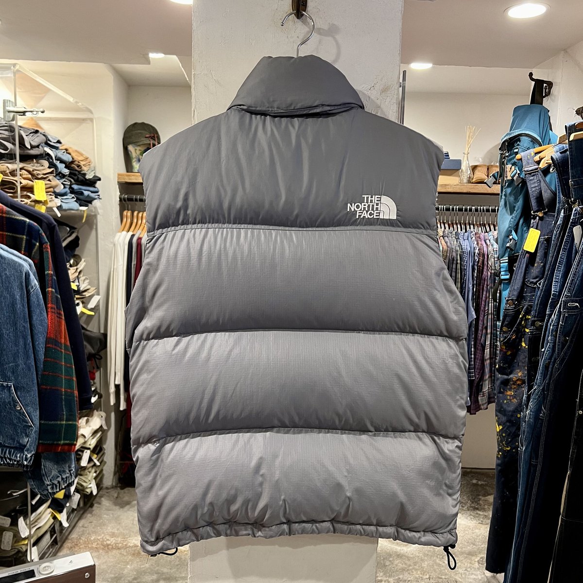THE NORTH FACE ヌプシダウンベスト ノースフェイス グレー
