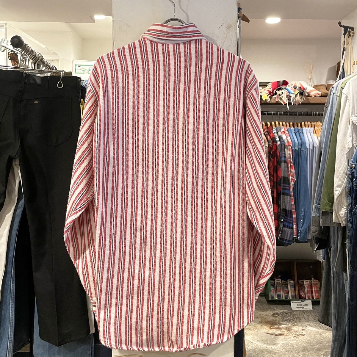 80s BIG MAC ST JOHN'S BAY フランネルシャツ ダブルネーム USA製