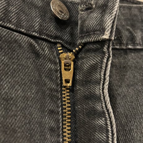 90s　Levi's 40550 4159　リーバイス 550　ブラックデニムパンツ　40×29　USA製　1997年　(S5414)