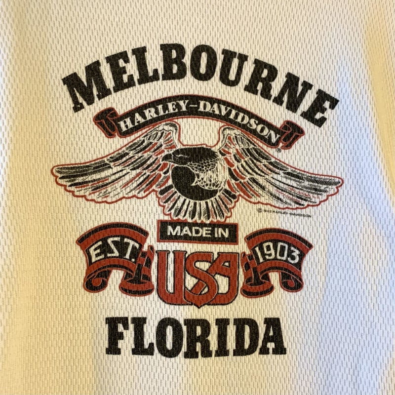 80s SUPER JOHNS ロングスリーブサーマルTシャツ Harley-Davidso 80s SUPER JOHNS ロングスリーブサーマルTシャツ Harley-Davidso