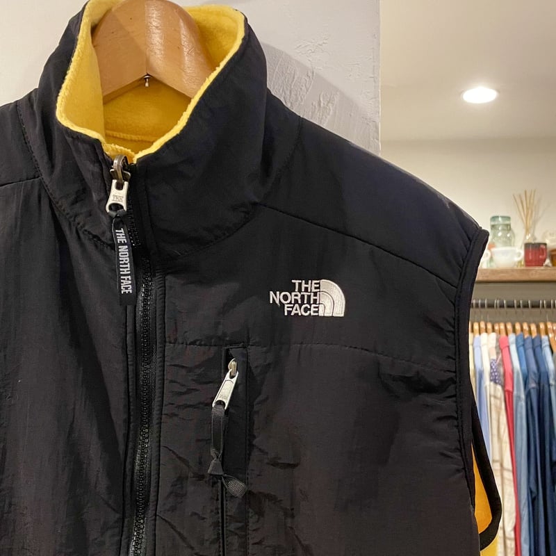 THE NORTH FACE 90s デナリベスト ブラックｘイエロー ノースフェイス