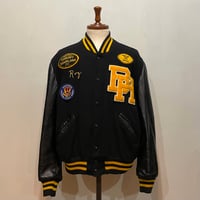 70s　VINTAGE AWARD JACKET　スタジャン　USA製　アワードジャケット　レザー　(S5739)
