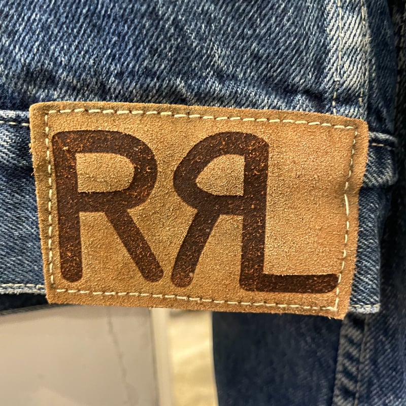 RRL RALPH LAUREN 90s USA製 三つ星タグ 初期タグ シンチバック デニム...