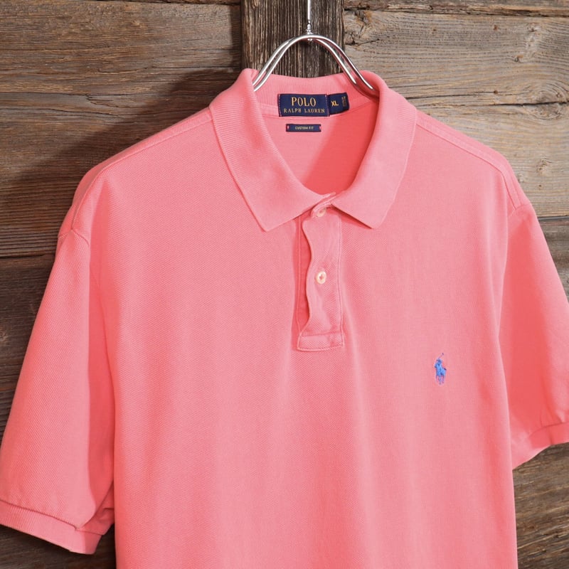 Polo Ralph Lauren ショートスリーブポロシャツ サーモンピンク Polo Ralph Lauren ショートスリーブポロシャツ サーモンピンク