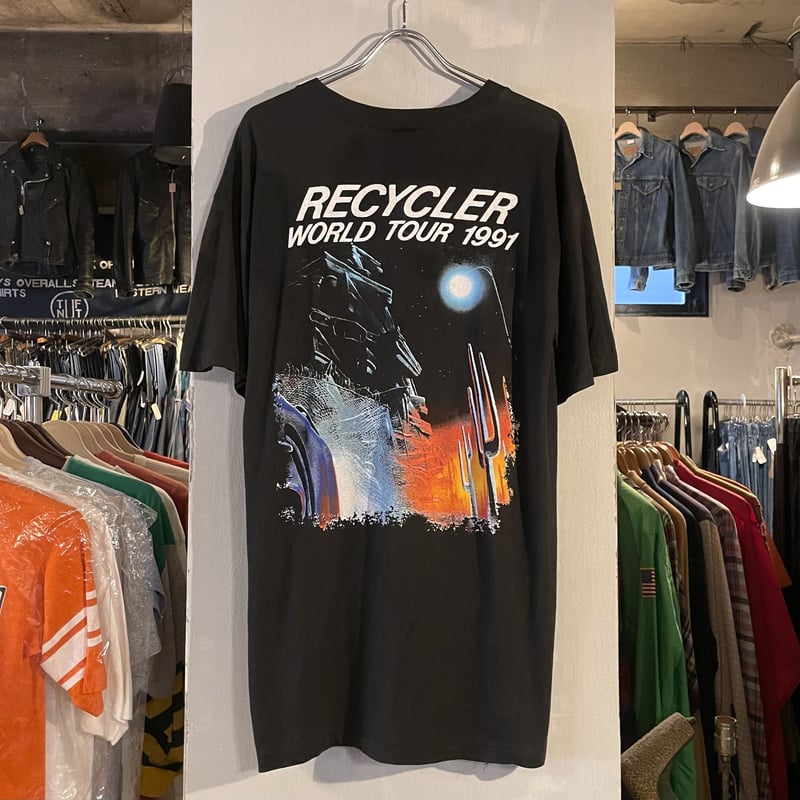 90s S/S Tシャツ ZZ Top RECYCLER WORLD TOUR バンドTシャツ 90s S/S Tシャツ ZZ Top RECYCLER WORLD TOUR バンドTシャツ