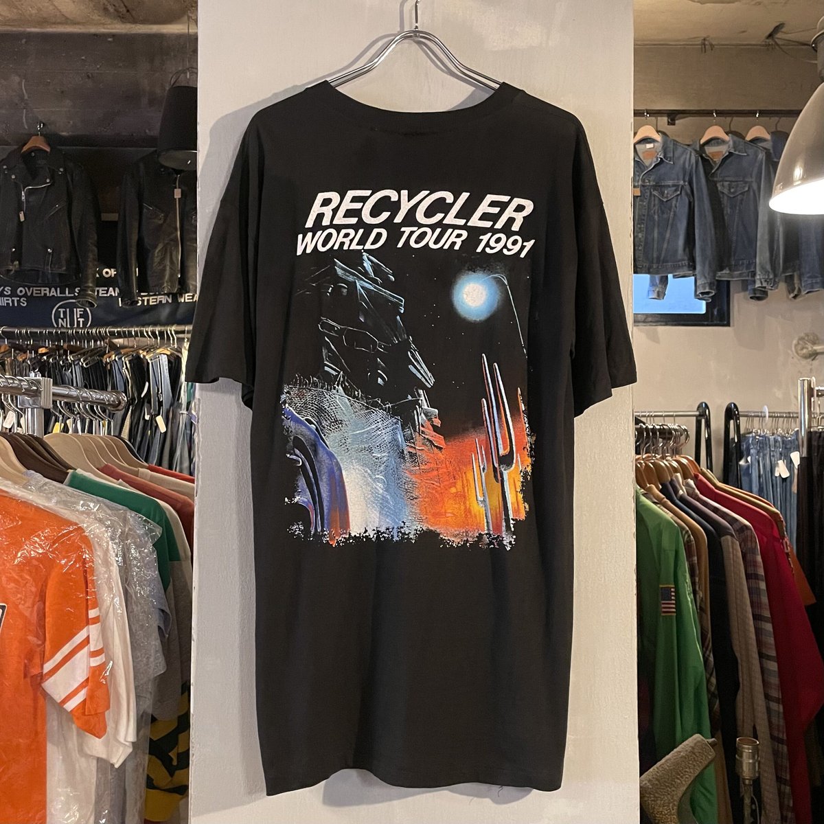 90s S/S Tシャツ ZZ Top RECYCLER WORLD TOUR バンドTシャツ...