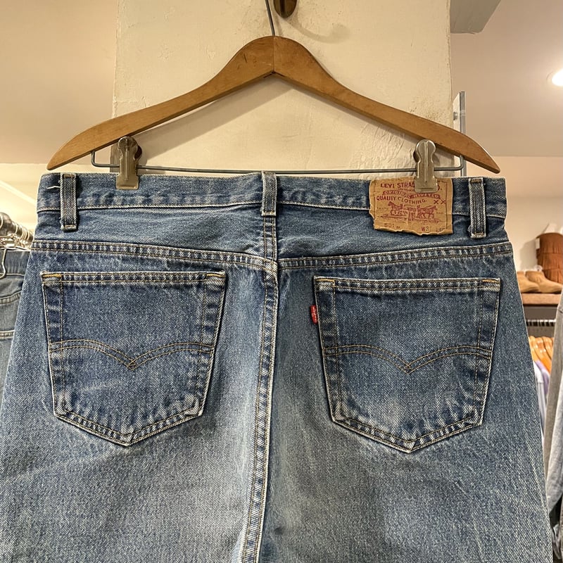 LEVI'S 501 ジーンズ デニム MADE IN USA 552工場 Levi's 501 古着 made in USA W30 92年8月製 ボタン裏552 サン