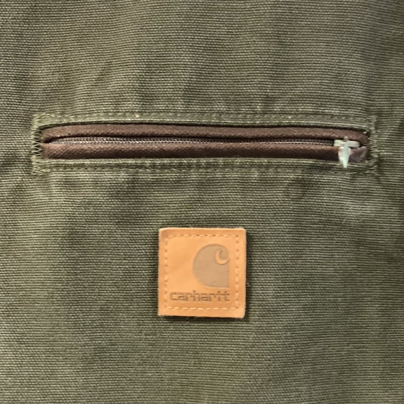 Carhartt デトロイトジャケット ダック地 ワークジャケット モス