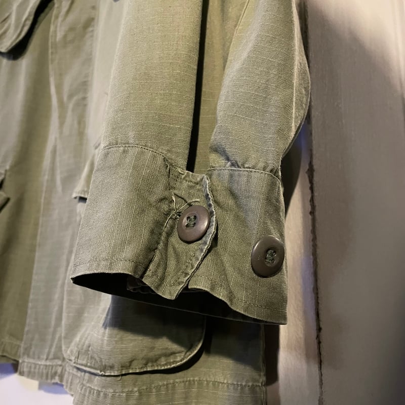 E*a様 【ヴィンテージ】60s US ARMY ジャングルファティーグ 5th 古着 60年代 米軍実品 U.S.ARMY ジャングルファティーグ 5th
