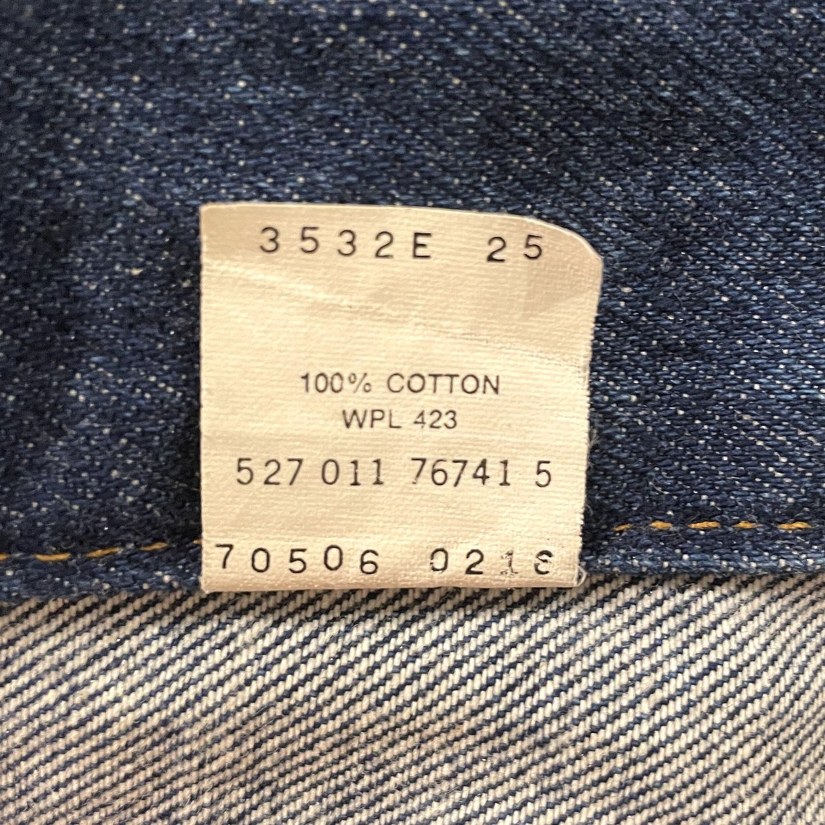 90s Levi's 70506 0216 リーバイス デニムジャケット USA製 1991年...