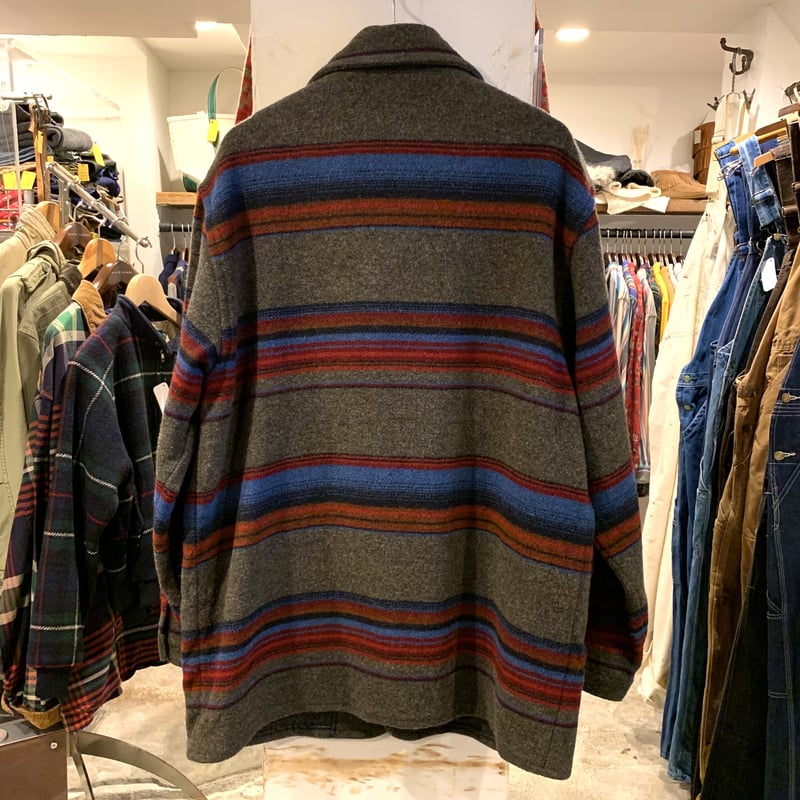 Woolrich ウールリッチ ラグジャケット コンチョボタン USA製 Woolrich ウールリッチ ラグジャケット コンチョボタン USA製