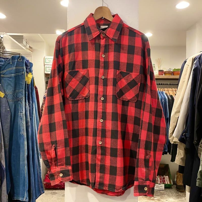 BIG MAC 70s バッファローチェック フランネルシャツ USA製