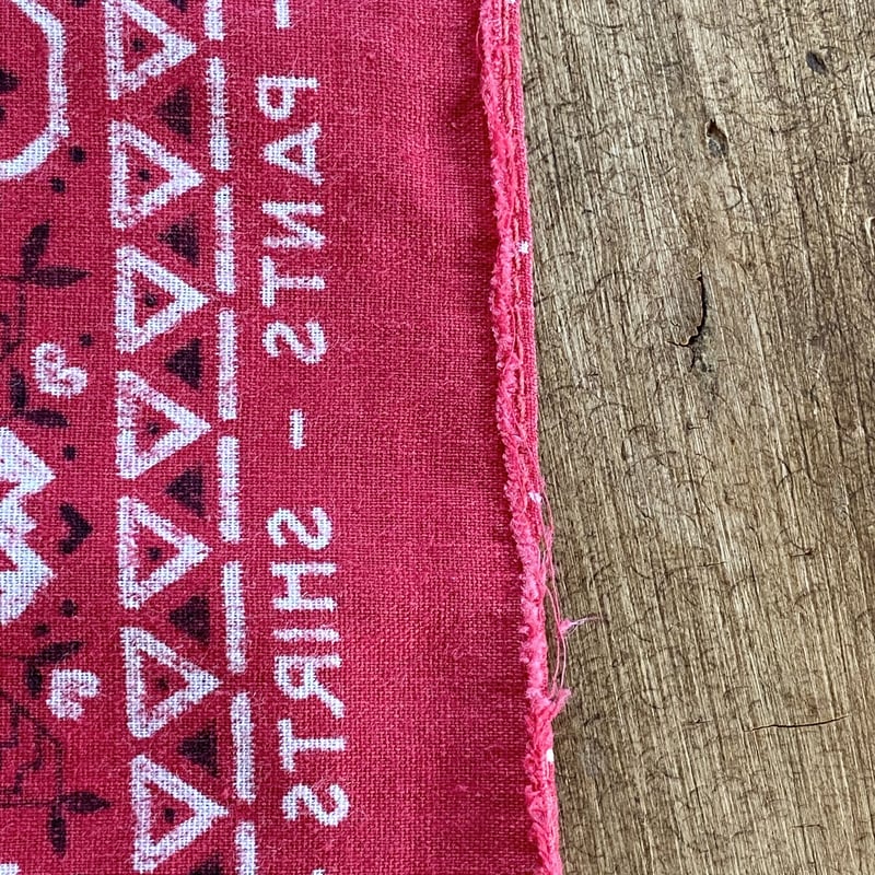 Bandana KEY WORK CLOTHES ヴィンテージバンダナ 60s USA製 赤