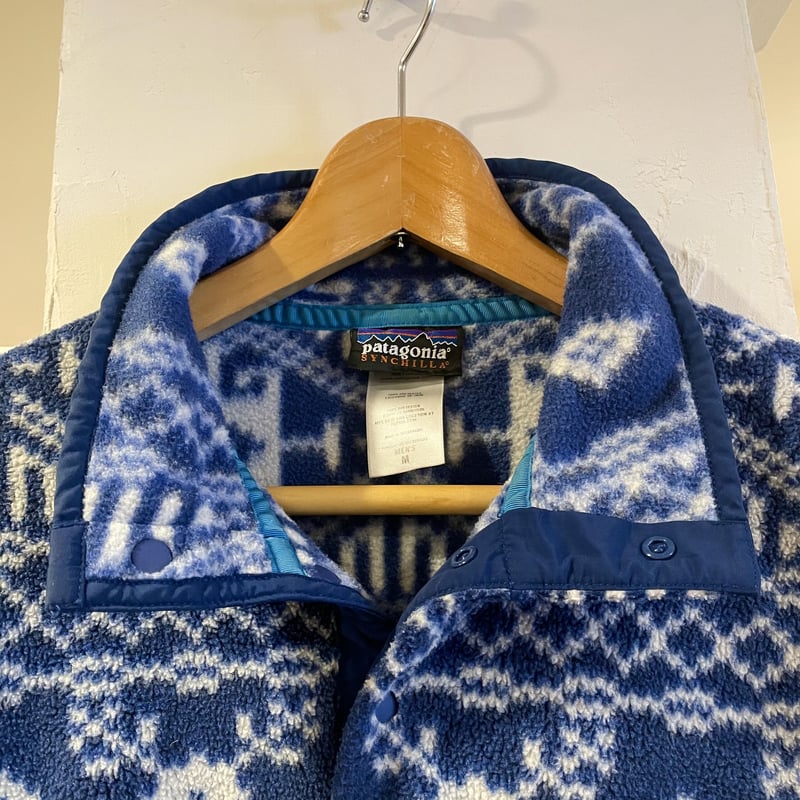 patagonia シンチラスナップT 総柄 Mサイズ パタゴニア (S0464 patagonia シンチラスナップT 総柄 Mサイズ パタゴニア (S0464