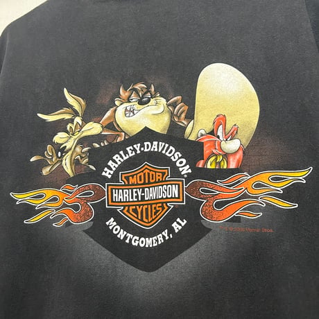 HARLEY-DAVIDSON×LOONEY TUNES　S/S Tシャツ　ハーレーT　USA製　Size XL　©2000　(S5742)