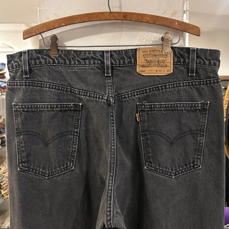 90s Levi's 40550 4159 リーバイス ブラックデニムパンツ 38×29 ½