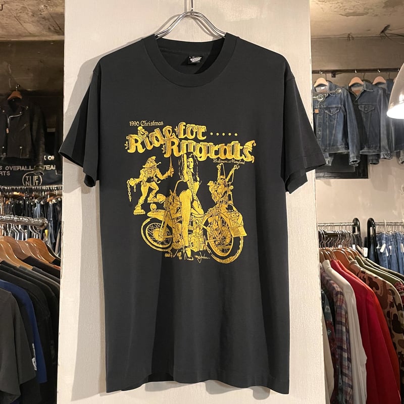 80s SCREEN STARS S/S Tシャツ USA製 イベントT バイクTシャツ Ch