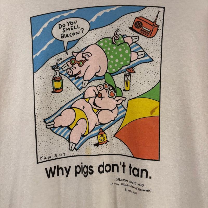 90s S/S Tシャツ SHOEBOX GREETINGS USA製 Size XL相当 シ