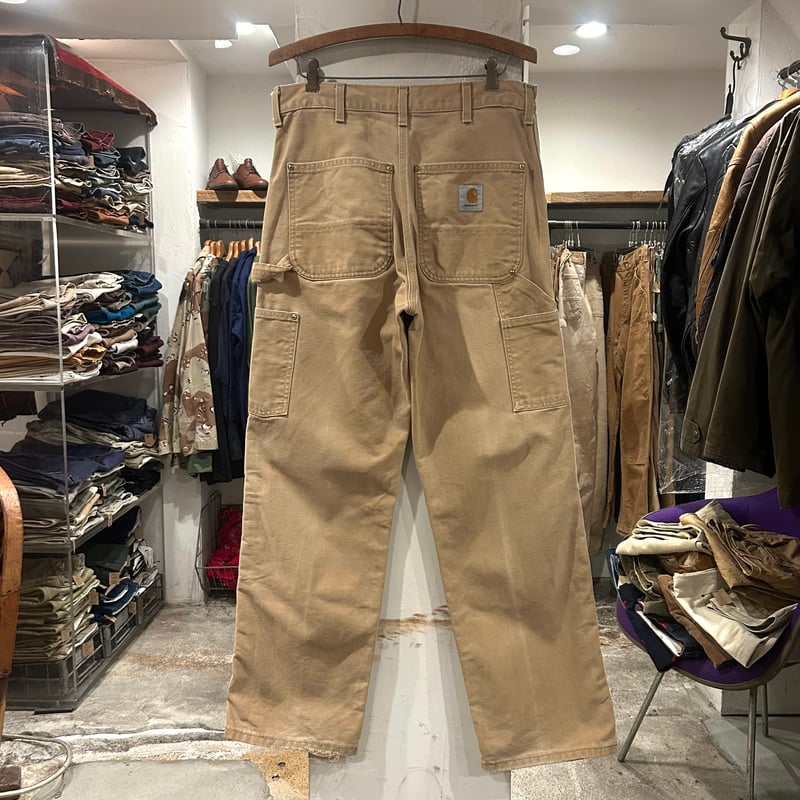 90’s Carhartt ペイント加工 ペインターパンツ ダック地 フェード