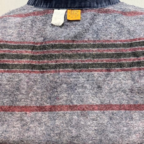 80s　BIG BEN　デニムジャケット　USA製　Size 40　ジップアップ　ブランケットライナー　SCOVILL ZIP　(S5117)