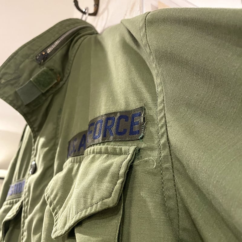 【希少】60s US Air Force Field Jacket ミリタリー 60s US AIR FORCE M-65 Field Jacket 2ndタイプ アルミジッ
