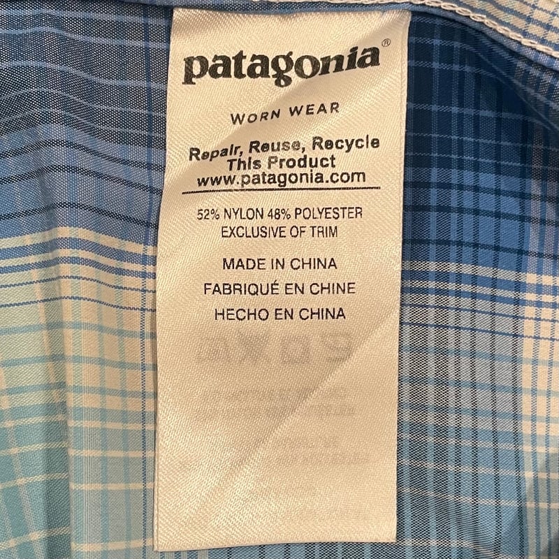 パタゴニア　シャツ patagonia L/S フィッシングシャツ 寒色系 パタゴニア (S4134