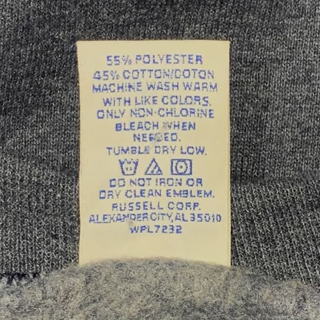RUSSEL ATHLETIC　L/S スウェットシャツ　DEAD STOCK　ラッセル　(S2166)