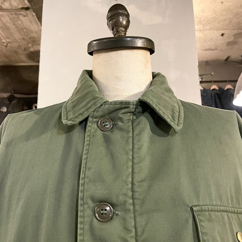 70s US NAVY A-2 DECK JACKET デッキジャケット バックステンシル ミ...