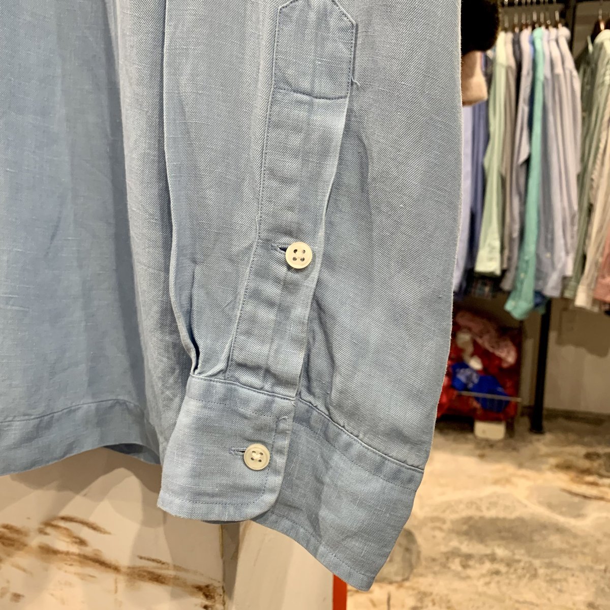POLO by Ralph Lauren L/S オープンカラーシャツ LINEN×SILK POLO by Ralph Lauren L/S オープンカラーシャツ LINEN×SILK