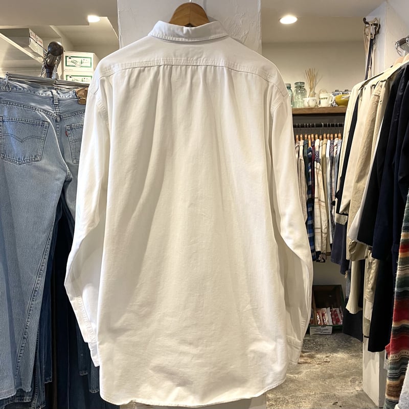 POLO COUNTRY 90s ホワイトデニムシャツ ビッグサイズ ポロカン POLO COUNTRY 90s ホワイトデニムシャツ ビッグサイズ ポロカン