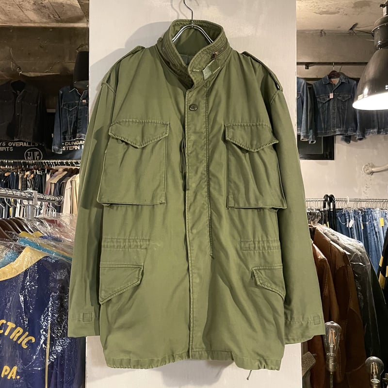 【米軍】アメリカ軍 M65フィールドジャケット 3rdタイプ ブラスジップ 85 U.S.ARMY M-65 フィールドジャケット ワッペン付き！ ブラス