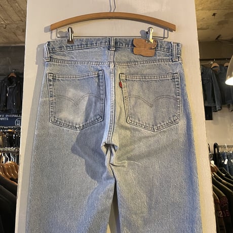 80s　Levi’s 505 0217　デニムパンツ　33×31　黒カン　内股シングル　裾チェーンステッチ　42 TALON ZIP　ボタン裏 16　USA製　1980年　(S3626)