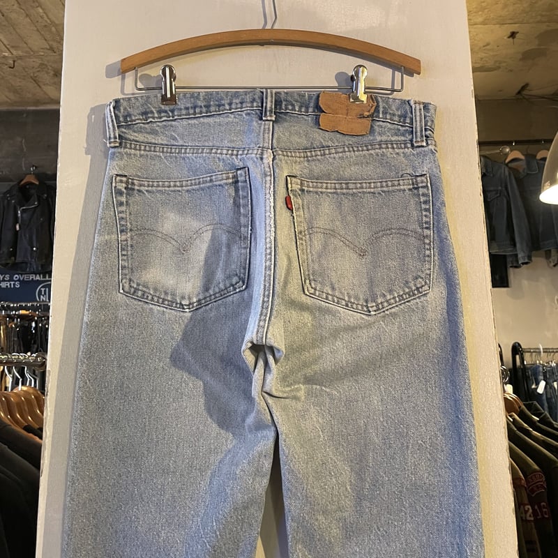 80s Levi's 505 0217 デニムパンツ 33×31 黒カン 内股シングル 80s Levi's 505 0217 デニムパンツ 33×31 黒カン 内股シングル