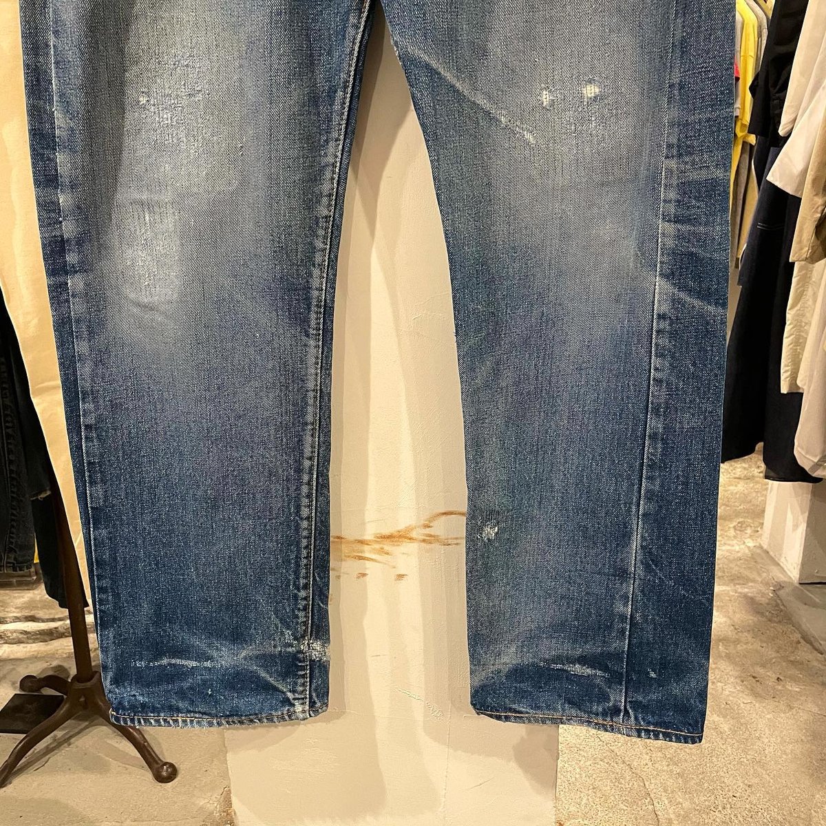 Levi's 501 66前期 ヴィンテージデニムパンツ ボタン裏6 バック