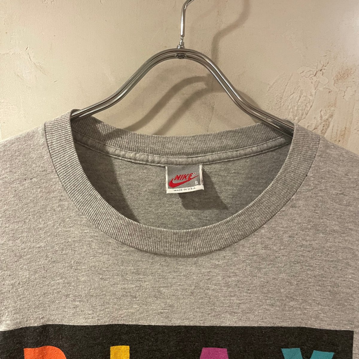 90s NIKE S/S Tシャツ 銀タグ USA製 Size S プリントTシャツ 90s NIKE S/S Tシャツ 銀タグ USA製 Size S プリントTシャツ