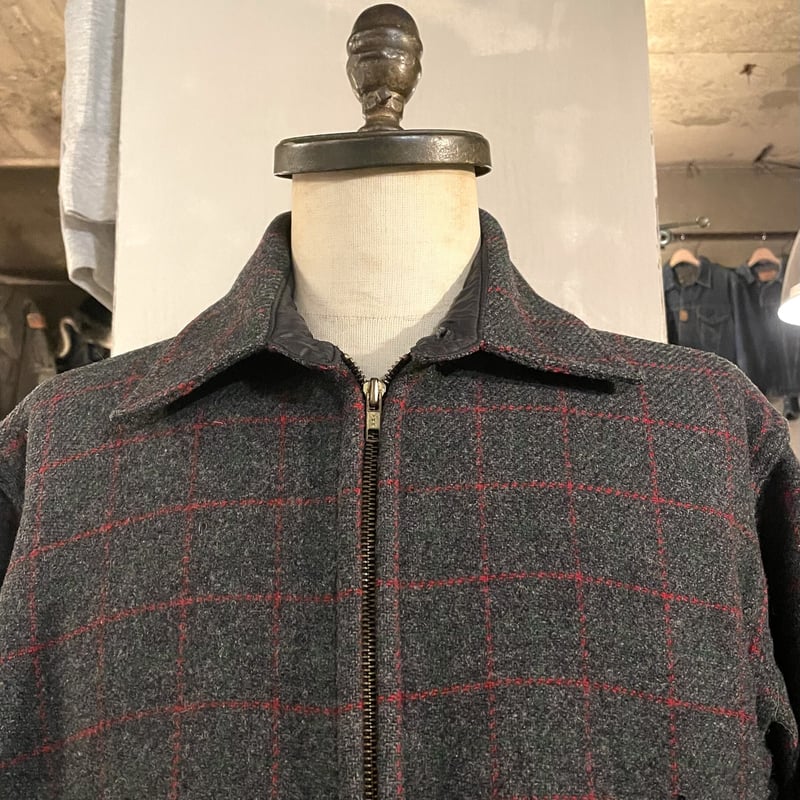 80s L.L.Bean Wool Jacket USA製 チャコールグレー ウールジャケット