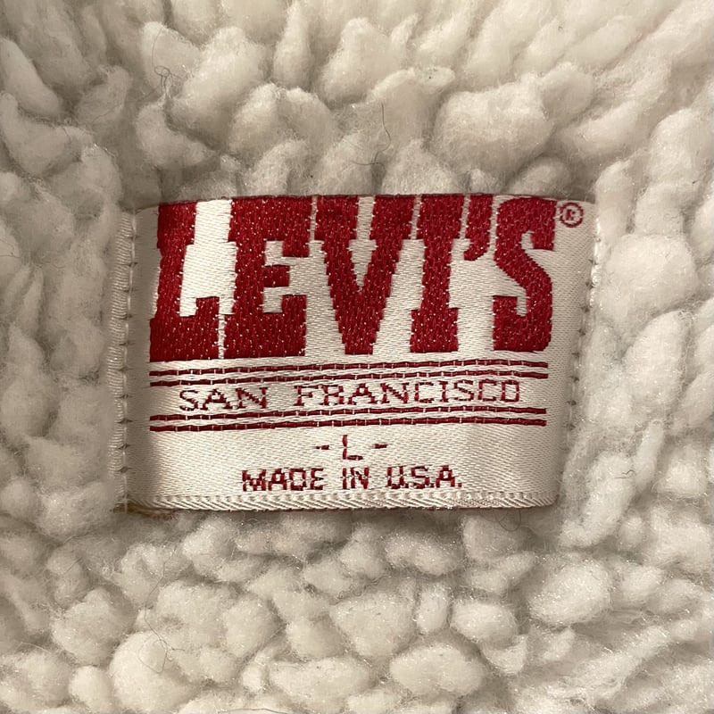 80s Levi's 70609-0219 リーバイス デニムボアジャケット USA製 198...