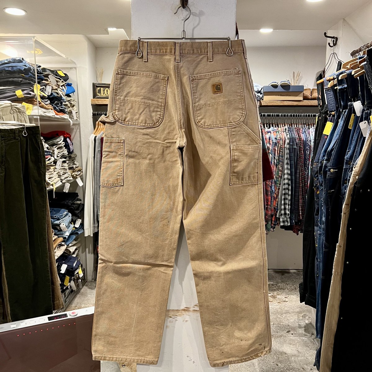 Carhartt ダック地 ペインターパンツ ブラウン ダックパンツ Carhartt ダック地 ペインターパンツ ブラウン ダックパンツ
