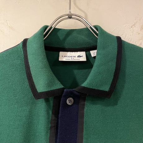 LACOSTE　ショートスリーブポロシャツ　ラコステ　ワンポイント　フランス製　(S2455)