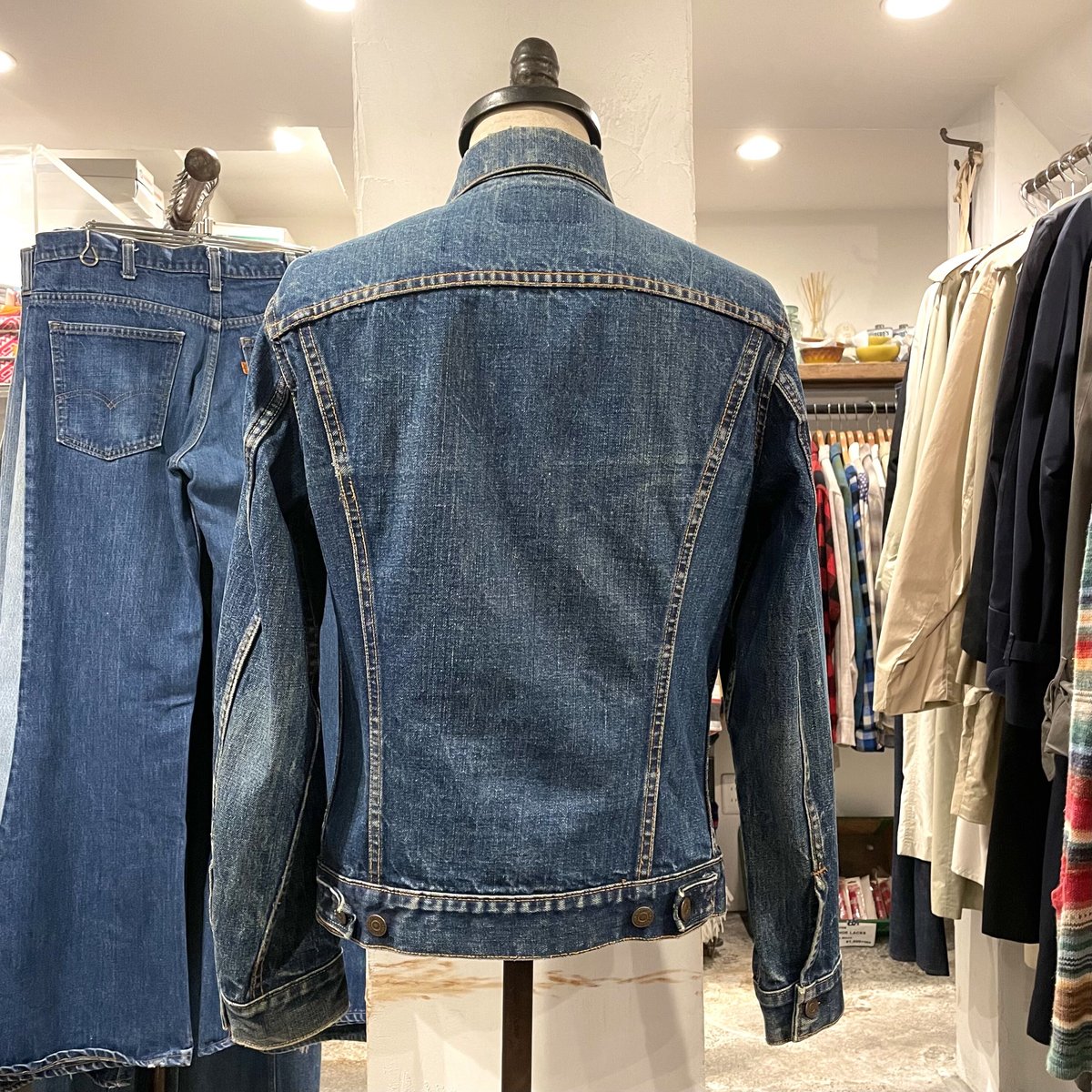 Levis 70505 Big E 60s デニムジャケット 小パッチ 不均等Ｖ ボタン裏52...